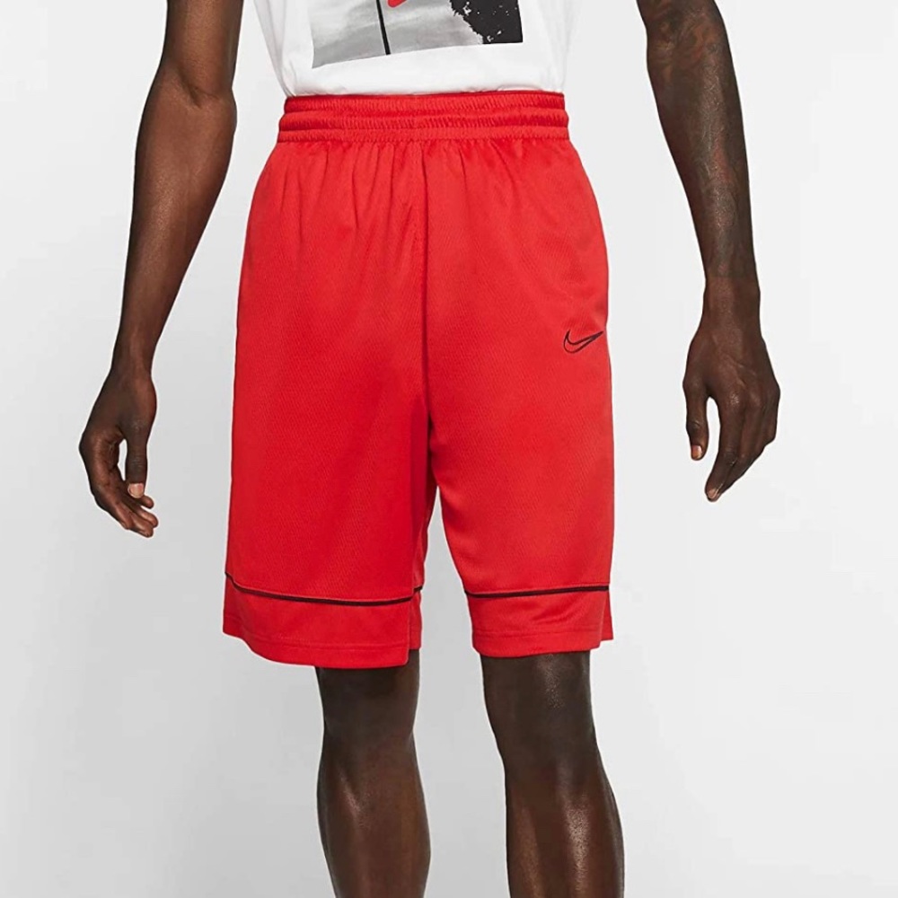 Nike DRY Fast Break Basketball Shorts Red Dri Fit Men’s Size Small